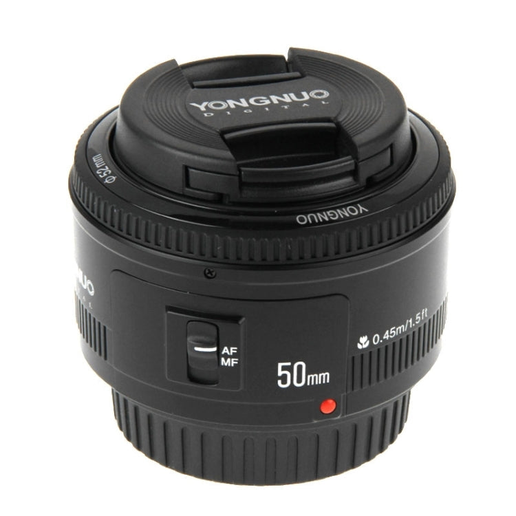 YONGNUO 50mm F1.8 Standard Prime Lens for Canon Camera