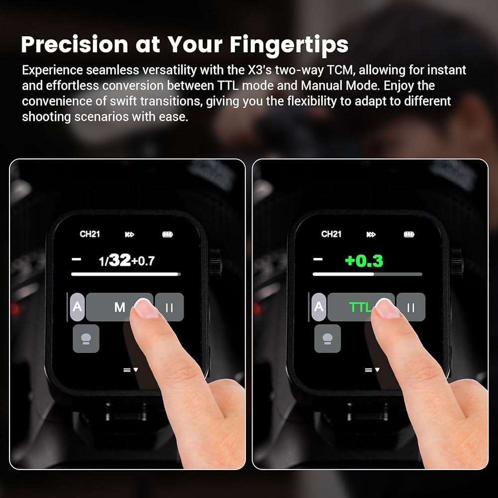 New Godox X3 TTL Wireless Flash Trigger 2.4GHz with Touchscreen - Nikon