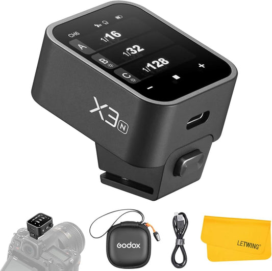 New Godox X3 TTL Wireless Flash Trigger 2.4GHz with Touchscreen - Nikon