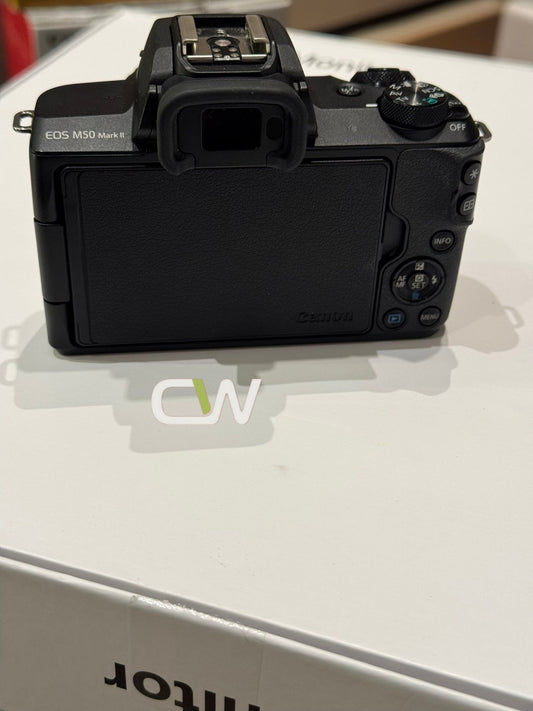 Canon EOS M50 Mark II Mirrorless – Fast Autofocus, 4K Video, Perfect for Content Creators + free mount - Camera World