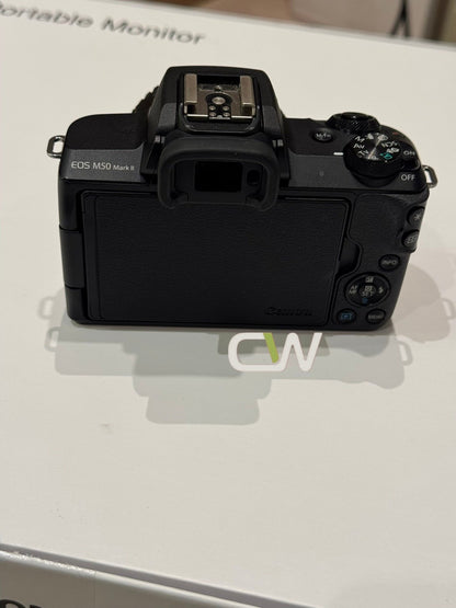 Canon EOS M50 Mark II Mirrorless – Fast Autofocus, 4K Video, Perfect for Content Creators + free mount - Camera World