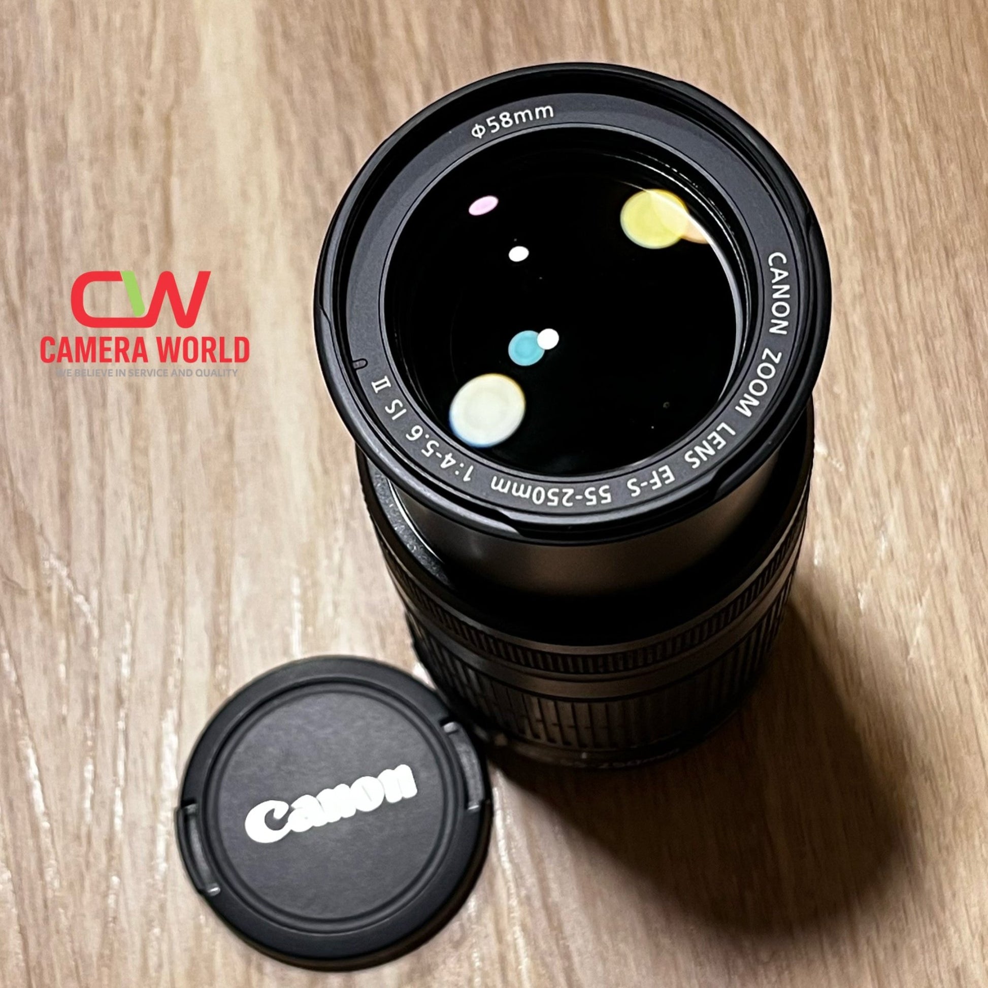 Lens Canon 55 - 250mm - Camera World