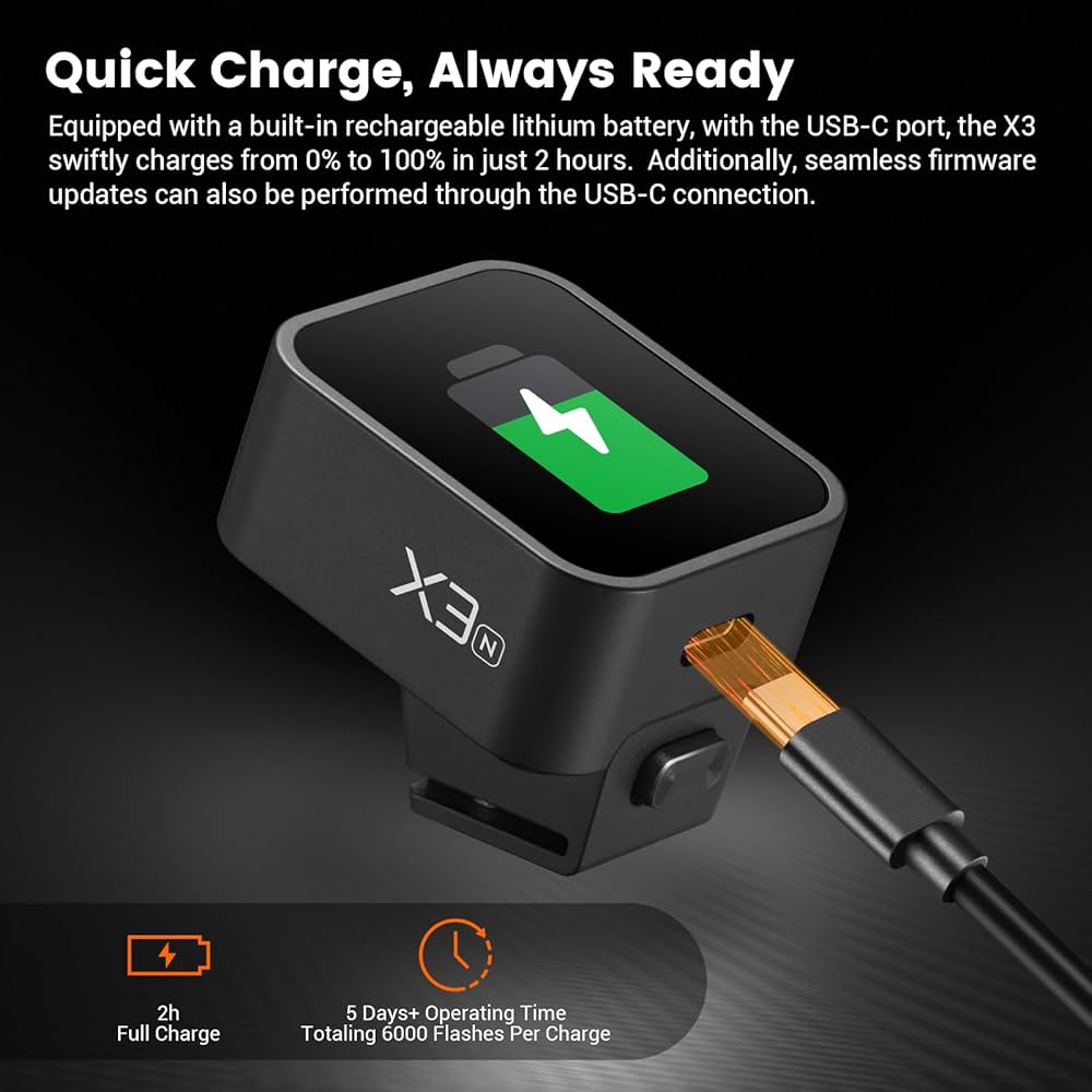 New Godox X3 TTL Wireless Flash Trigger 2.4GHz with Touchscreen - Nikon - Camera World