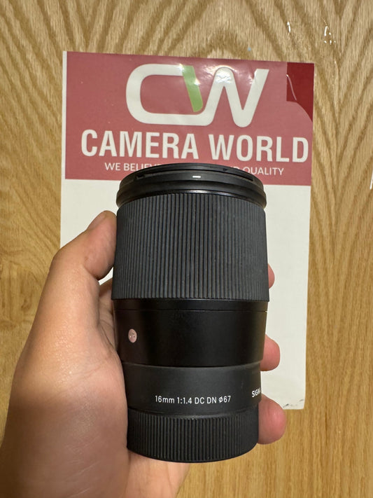Sigma 16mm f/1.4 DC DN Contemporary Lens (Sony E) - Camera World